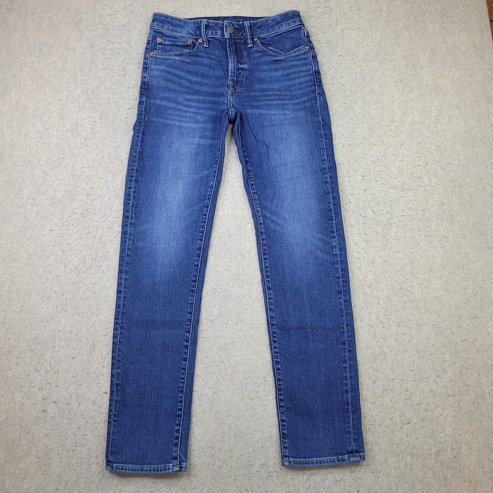 American Eagle Outfitters Men’s Slim Straight Jeans in Blue Denim